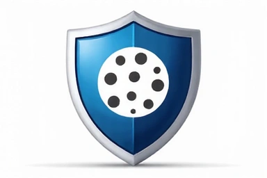 Icono de un escudo de privacidad con una galleta, representando herramientas de exclusión de cookies