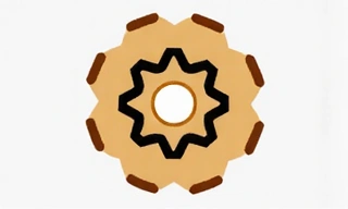 Icono de un engranaje representando cookies técnicas esenciales